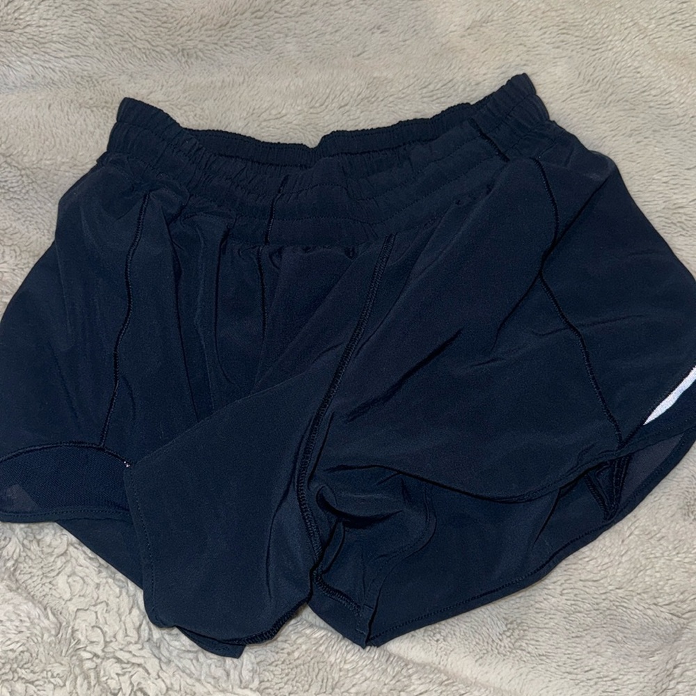 navy lulu shorts